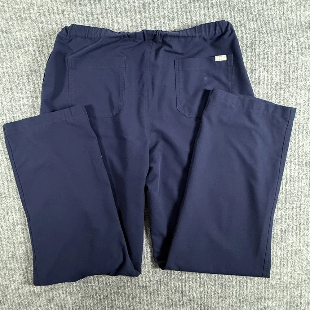 FIGS Technical Collection Pants Mens Navy XL Scrub Drawstring Medical Workwear